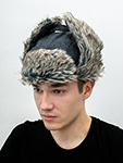 Шапка CHRISTYS арт. TRAPPER csk100429 (синий / черный)